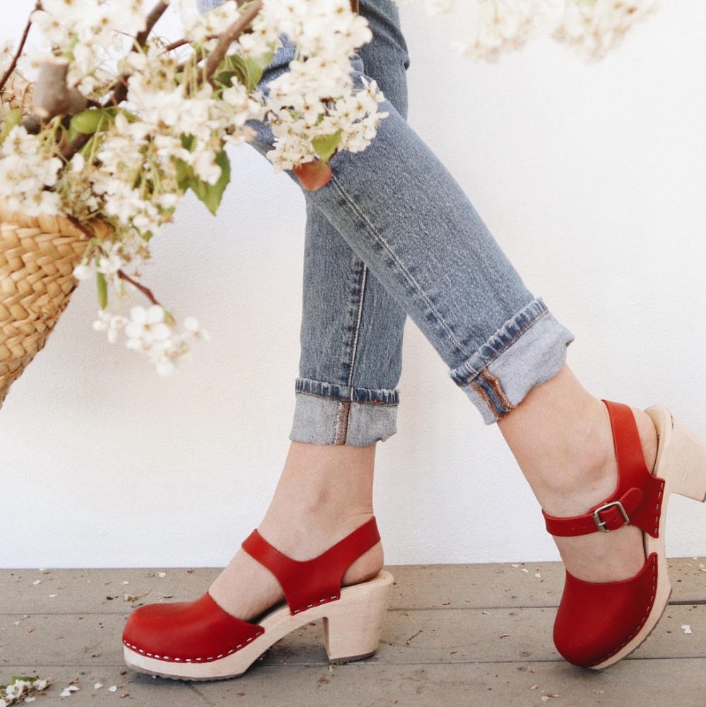 Highwood Red Clogs from Lotta from Stockholm
